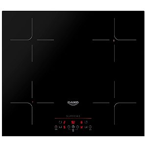 Fogão Cooktop de Indução 4 Bocas Preto com Trava de Segurança Dako Supreme 220V