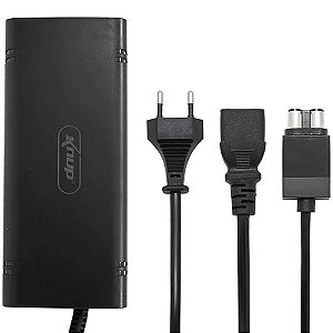 Fonte Carregador Xbox 360 Slim Pino Duplo Bivolt Knup - KP-W013