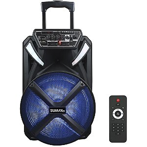 Caixa de Som Amplificada Sumay 300W Xprime 600BT Bluetooth SM-CAP22