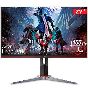 Monitor Gamer AOC HERO QUAD 27" 155Hz QHD 1440p 1ms AMD FreeSync Q27G2