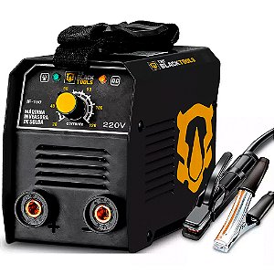 Máquina De Solda Elétrica Inversora 120A, MMA Eletrodo, The Black Tools IF-150, 220V, Com Visor Digital