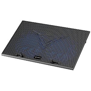 Base Para Notebook, NBC-80BK, 2 Coolers, 17.3", LED Azul, C3Tech , Preto