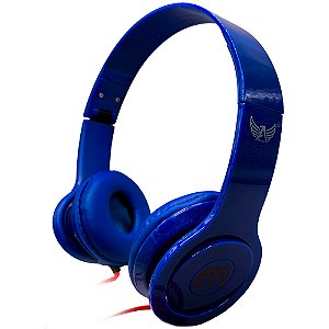 Fone de Ouvido Headphone, Com Conector P2, Estéreo, KAPBOM, KA-888, Azul