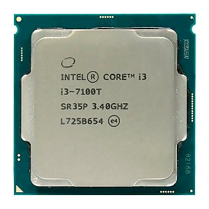 Processador Intel Core i3-7100T, 7ª Geração, 3Mb Cache, 3,40 GHz, Socket LGA 1151, - S/ Box OEM
