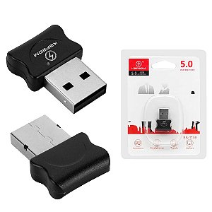 Mini Adaptador Bluetooth 5.0 USB Receiver, Alcance Até 20 Metros, KAPBOM, KA-1188