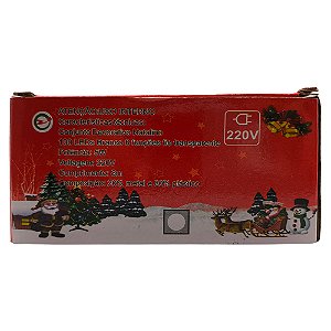 Conjunto 100 LEDs Branco, Pisca-Pisca, 8 Funções, Fio Transparente, 8 Metros Comprimento, 5W, 220V, 85201