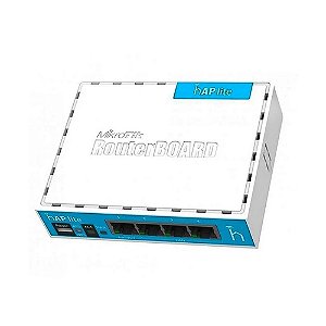 Roteador Mikrotik Hap Lite Rb941-2ND- Wi-Fi 4 Portas Lan