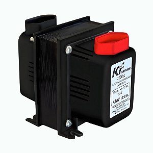 Autotransformador KF, Tripolar, 1500VA, Bivolt 110V/220V, Slim, Preto -  TRF0895