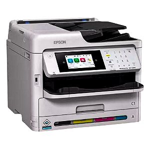 Multifuncional Epson WorkForce PRO WF-C5810, Tanque de Tinta Colorida, Wi-Fi Direct, Ethernet e Wireless, Bivolt, Branca