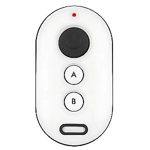 Controle Remoto Transmissor Intelbras Dedicado, Com Anticlonagem, 433,92MHz, FSK, XTR 1000 - Preto/Branco