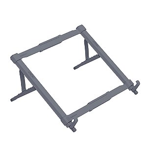Suporte Para Notebook Ergonômico Ajustável, Reliza, Conforto e Estabilidade - Prata