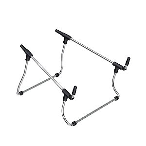 Suporte Para Notebook, Ergonômico, Ajustável, Acabamento Steel Cromo, Conforto e Estabilidade - Cromo