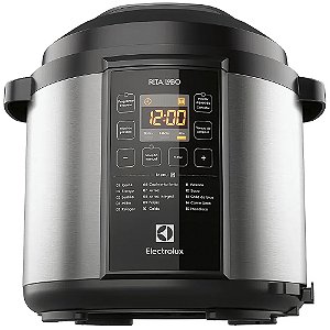 Panela de Pressão Elétrica Electrolux 6L Preta Experience por Rita Lobo (PCC20) - 220V