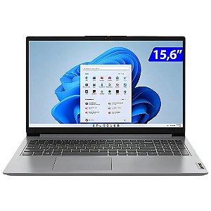 Notebook Lenovo IdeaPad 1, Intel Celeron N4500, 4GB RAM, SSD 128GB, 15IJL7, 82QH0007BR, Tela 15.6" - Windows 11