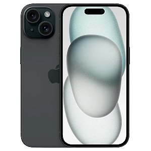 iPhone 15, Apple, 128GB, Tela 6,1", Câmera 48MP, iOS, 5G – Preto