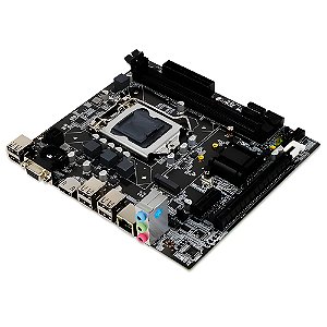 Placa Mãe H61 LGA 1155 ATX DDR3 OxyBR, Rede 100/1000Mbps LAN ,Com Slot Para NVME-M.2