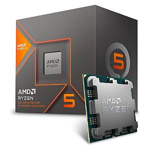 Processador AMD Ryzen 5 8600G, 4.3GHz (5.0GHz Turbo), 6-Cores 12-Threads, AM5, Com Cooler AMD Wraith Stealth