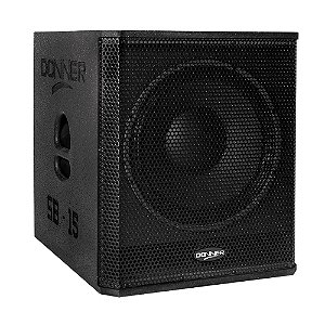 Subwoofer Ativo 15" LL Audio SB15A, 625W RMS, Classe D, Bass Reflex, Bivolt - Donner
