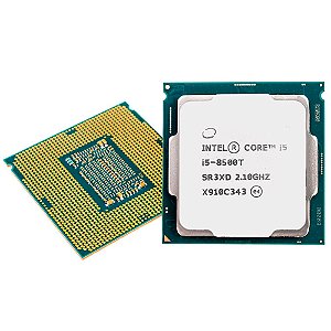 Processador Intel Core i5-8500T, 6 Núcleos, 9MB Cache, Base 2.10GHz Até 3,50 GHz, 8ª Geração, 35W TDP, LGA 1151