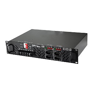 Inversor Senoidal Volt 48 Vdc - 220 Vac 600 W (720 W pico), Rack 19" 2U, Onda Senoidal Pura, Proteções Integradas