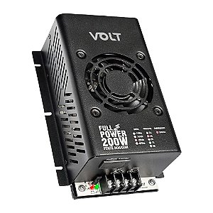 Fonte Nobreak Full Power 200W, 24Vdc/7A, Bivolt 110-220Vac, Saída Estabilizada, Sistema Online - Volt
