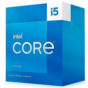 Processador Intel Core i5-13400F, 2.50 GHz (Turbo 4.60 GHz), 6 Núcleos, 20MB Cache, TDP 65W, LGA 1700, 13ª Geração, Box
