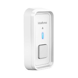 Campainha Sem Fio Intelbras CIB 101 Alcance 100m com Bateria Até 5 Anos 5 Níveis Volume Plug and Play - Branco