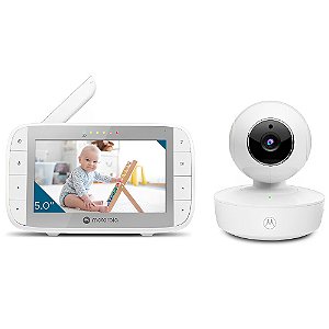 Babá Eletrônica Motorola Tela 5'' VM36XL Com vídeo portátil,  zoom à distância e panorâmico