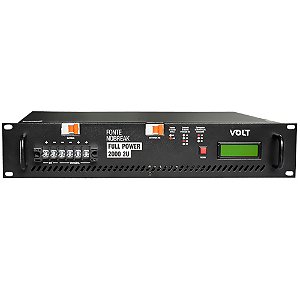Inversor Senoidal VOLT Full Power 2000W 48VDC para 220VAC, Onda Pura, 2U Rack