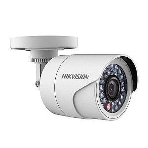 Câmera Hikvision Bullet Turbo HD DS-2CE16D0T-IRPF, Lente 2.88mm, HDTVI, IP67 à Prova de Intempéries, Branco