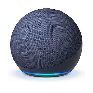 Echo Dot 5ª Geração Smart Speaker com Alexa, Inteligência Artificial, Bluetooth, Alto-Falante Inteligente, Azul-marinho