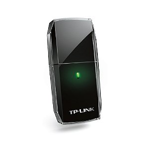 Adaptador Wireless TP-Link Archer T2U AC600 Mini, USB 2.0, Dual Band, Wi-Fi 433Mbps 5GHz 200Mbps 2.4GHz, WPS