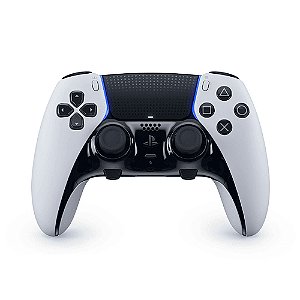 Controle Sony DualSense Edge Wireless PS5, CFI-ZCP1WY, USB-C, Áudio P2, Bateria Recarregável, Branco