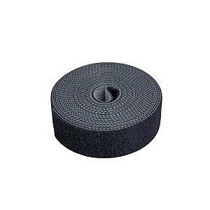 Velcro Macho E Fêmea, Fita Organizadora Dupla Face, Rolo 16mm X 3 Metros, Preto