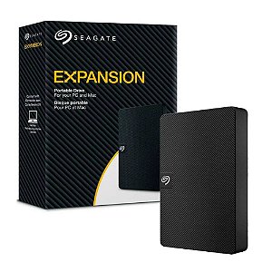 HD Externo Portátil Seagate Expansion 2TB, 2.5" USB 3.0, 5400RPM Micro-B ExFAT, Bus Powered, 115x80x12.6mm, STKM2000400