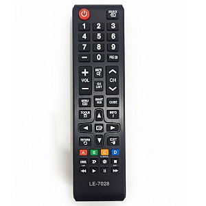 Controle Remoto para Samsung TV Smart, Smart HUB, Botão Futebol, Lelong LE-7028