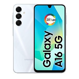 Smartphone Samsung Galaxy A16 5G Cinza 256GB 8GB RAM, Tela 6.7" Super AMOLED FHD+ 90Hz, Câmera 50MP, SM-A166M/DS