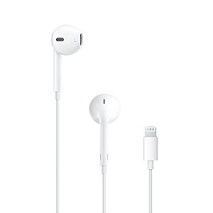 Fone De Ouvido Stereo, Lightning, para iPhone, com Microfone, Fio 1.2 Metros, A'Gold, FN-A37 - Branco