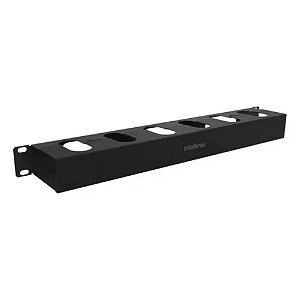 Organizador de Cabos Intelbras OCH1U, 1U Horizontal, 80mm, Compatível com Racks Padrão 19