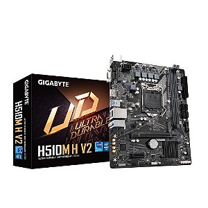 Placa Mãe Gigabyte H510M H V2, LGA 1200, 10ª/11ª Gen Intel, DDR4 64GB, HDMI, D-Sub, 1xM.2 NVMe, 4xSATA, Ultra Durable