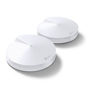 Kit Roteador e Reptidor TP-Link Deco M5 Mesh AC1300 (2-Pack) Dual-Band Gigabit, Até 350m2, 1300 Mbps, MU-MIMO, HomeCare