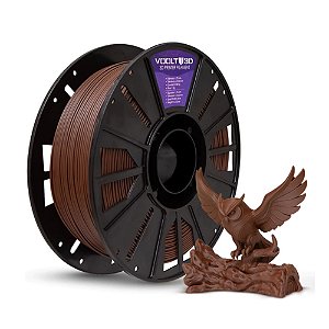 Filamento PLA Marrom Velvet High Speed Premium 1 Kg 1,75 mm – Impressão 3D FDM