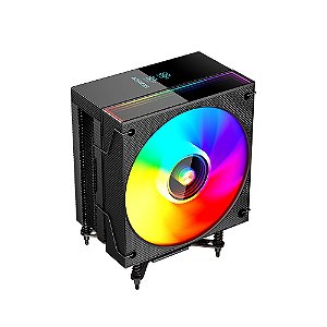 Cooler para CPU Aerion Titan CPU100 ARGB Preto, 120 mm, Rolamento Hidráulico