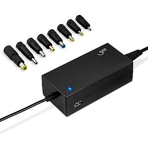Carregador Universsal Get Para Notebook 90W Com 8 Opções de Conexão Bivolt