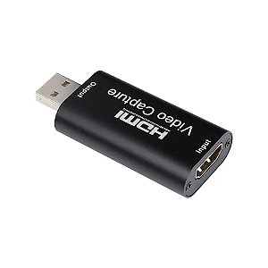 Placa De Captura Vídeo HDMI(Fêmea) Para USB(Macho) Knup KP-AD101 4K Full HD Streaming Live OBS PS4 Xbox Switch