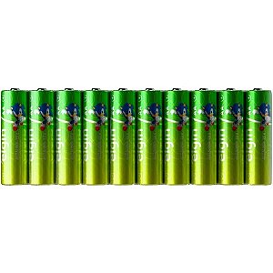Pilha Alcalina AA Comum Elgin Shrink - 10 Unidades (ELE000000082429)