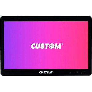 Monitor Touchscreen Custom CTM-1560 OF 15.6" ,Para Sistemas e Automação,Com Estrutura Open Frame ,12V DC / 15W