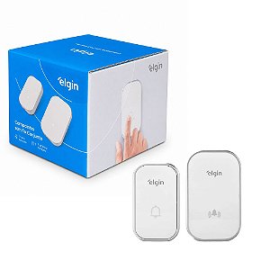 Conjunto de Campainha Elgin Sem Fio 280m Bivolt, Branco (46RCAMPSFB00)