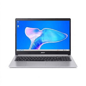 Notebook Acer Aspire 5 A515-45-R1AC AMD Ryzen 5 5500U 8GB DDR4 SSD NVMe 256GB, Tela 15.6" Full HD IPS, Windows 11, Prata