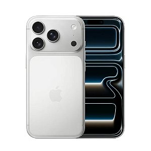 iPhone 17 Pro 1TB 5G Apple Tela 6.3" Super Retina XDR, Câmera Tripla 48MP, USB-C, Processador Apple Bionic - Prateado
